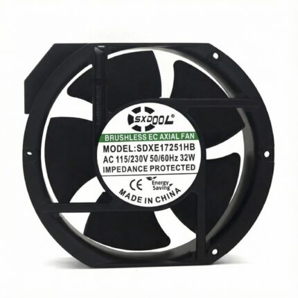 SXD17251HB 172x150x51mm 115V / 230V main product image - SXDOOL EC energy-saving axial fan 172x150x51mm 115V / 230V for OEM thermal projects