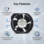 SXD17251HB 172x150x51mm 115V / 230V gallery image 5 - SXDOOL EC energy-saving axial fan 172x150x51mm 115V / 230V for OEM thermal projects