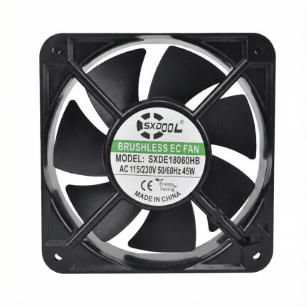 SXDOOL 180x180x60mm 115V/230V EC Axial Fan 415CFM Dual Ball Bearing 115V / 230V main product image - SXDOOL EC energy-saving axial fan 180x180x60mm 115V / 230V for OEM thermal projects