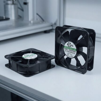 SXDE20060HB 200x200x60mm EC axial fans for OEM cabinet cooling qualification