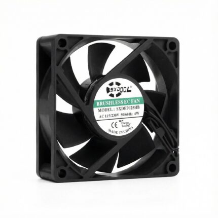 SXDOOL 70mm 115V/230V EC Axial Fan 27.6CFM Dual Ball Bearing 115V / 230V main product image - SXDOOL EC energy-saving axial fan 70mm 115V / 230V for OEM thermal projects