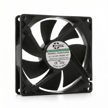 SXDOOL 92x92x25mm 115V/230V EC Axial Fan 55.2CFM Dual Ball Bearing 115V / 230V main product image - SXDOOL EC energy-saving axial fan 92x92x25mm 115V / 230V for OEM thermal projects