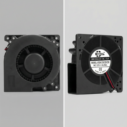 SXDOOL 120x120x32mm 12V Blower Fan 30.8CFM Dual Ball Bearing 12V main product image - SXDOOL centrifugal blower fan 120x120x32mm 12V for OEM thermal projects