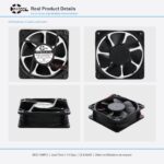 120x120x38mm 120mm 12038 DC Cooling Fan Series 12V / 24V detail view - SXDOOL DC axial cooling fan 120x120x38mm 12V / 24V for OEM thermal projects