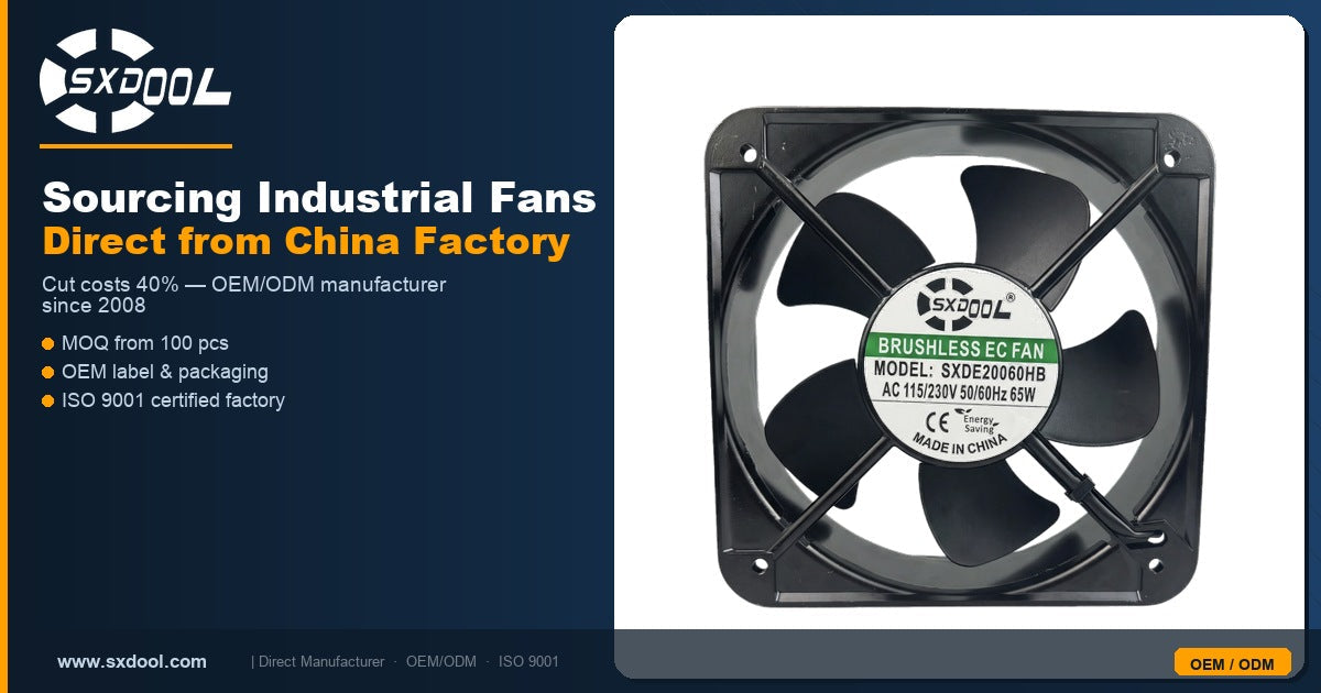 SXDOOL Sourcing Industrial Fans Direct from China Factory — Industrial Cooling Fan Manufacturer