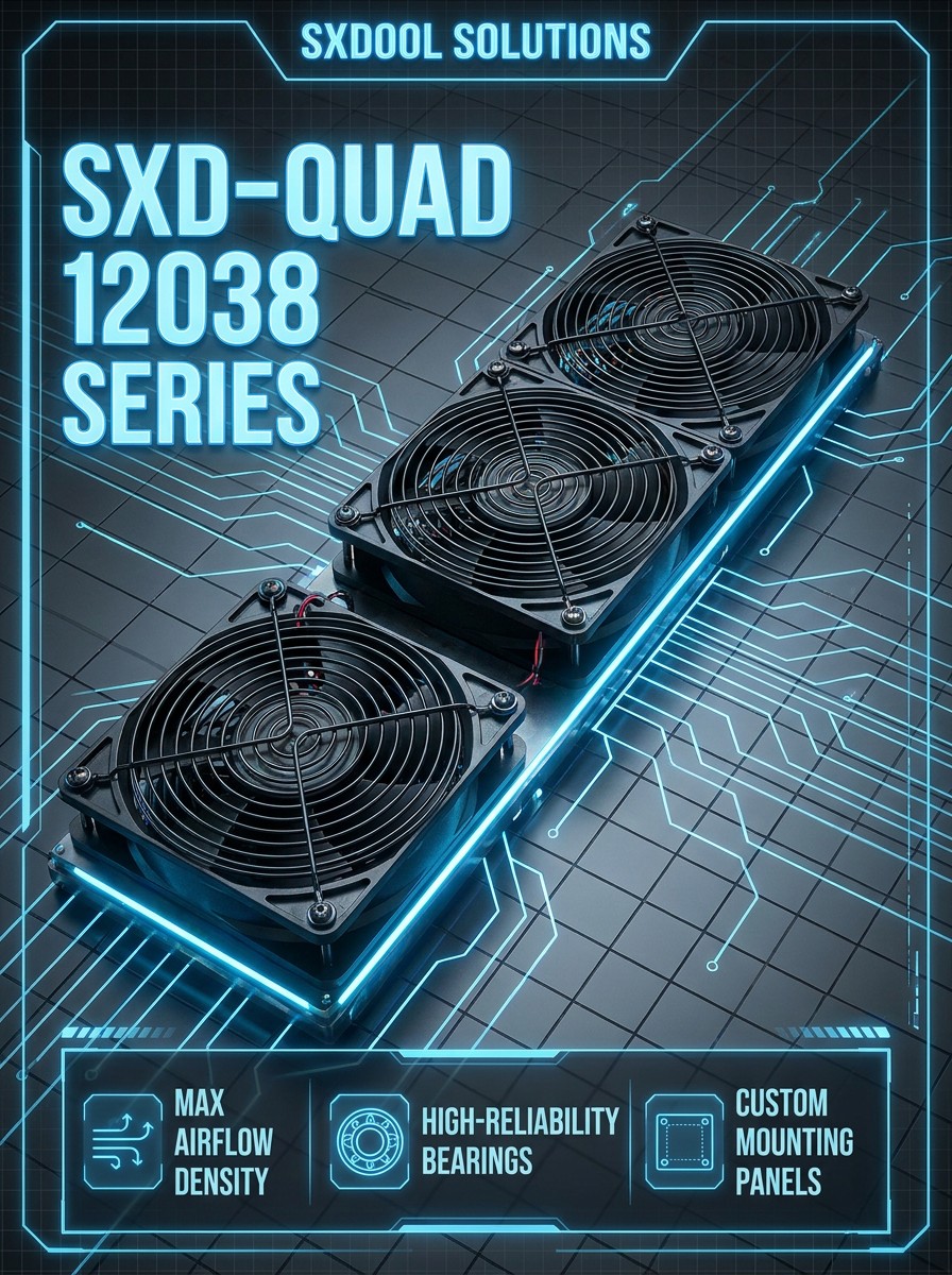 SXDOOL fan array industrial cooling fan for OEM thermal management