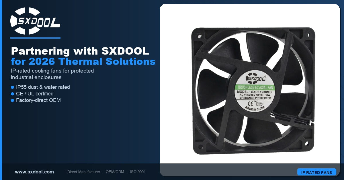 SXDOOL Partnering with SXDOOL for 2026 Thermal Solutions — Industrial Cooling Fan
