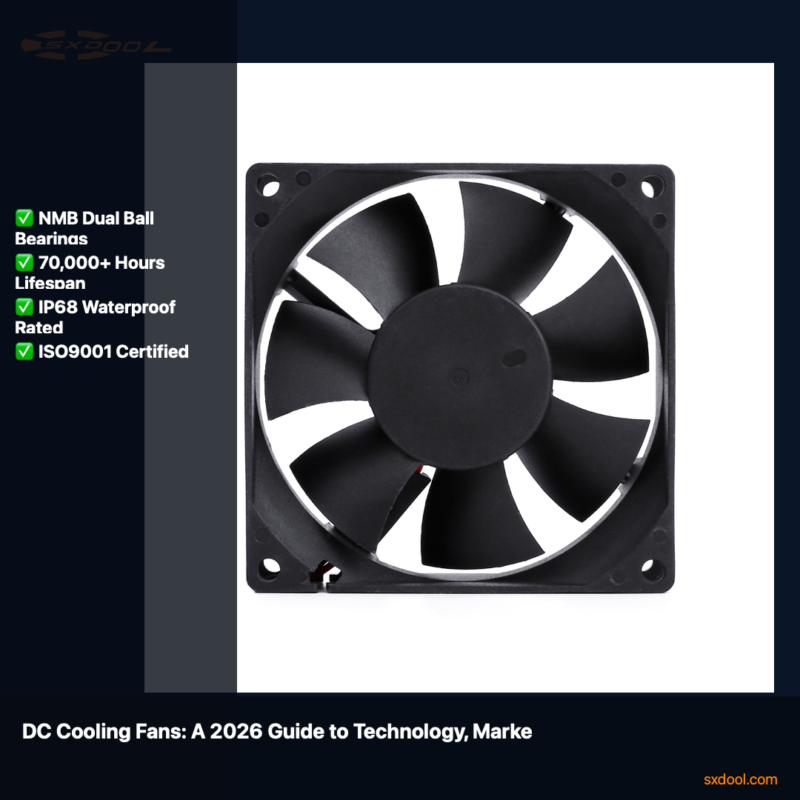 SXDOOL SXD8025B24M DC Cooling Fan