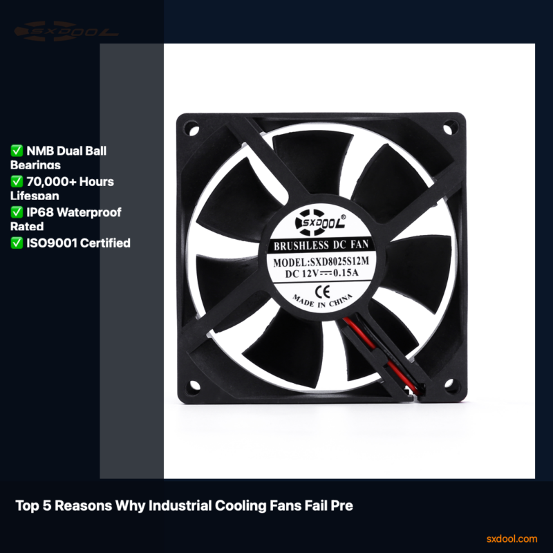 SXDOOL SXD8025S12M DC Cooling Fan