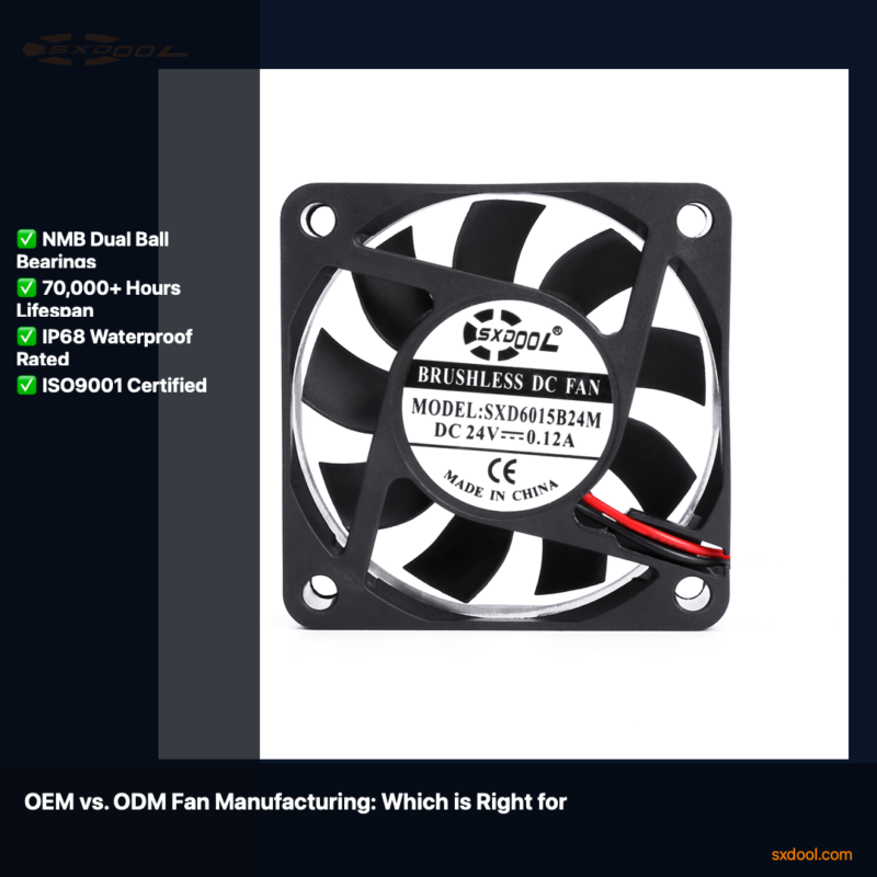 SXDOOL SXD6015B24M DC Cooling Fan
