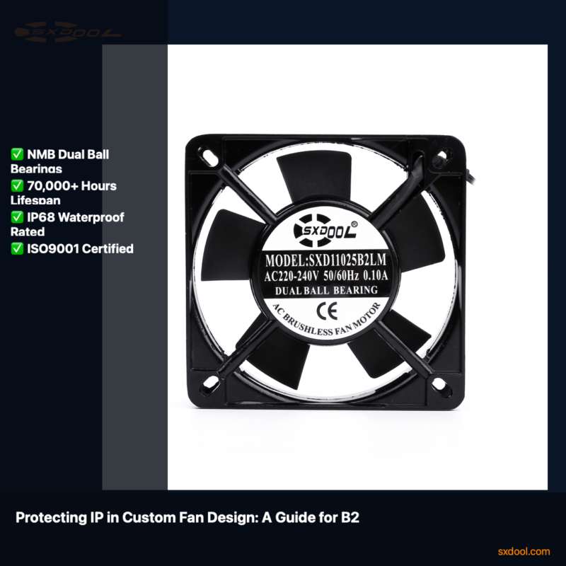 SXDOOL SXD11025B2LM DC Cooling Fan