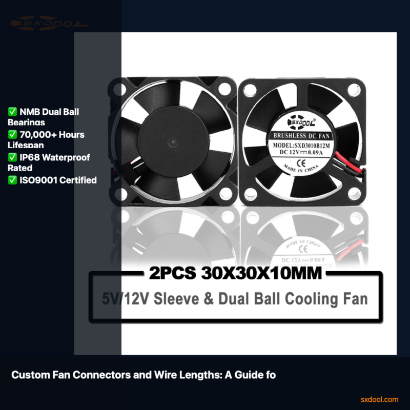SXDOOL SXD3010B12M DC Cooling Fan