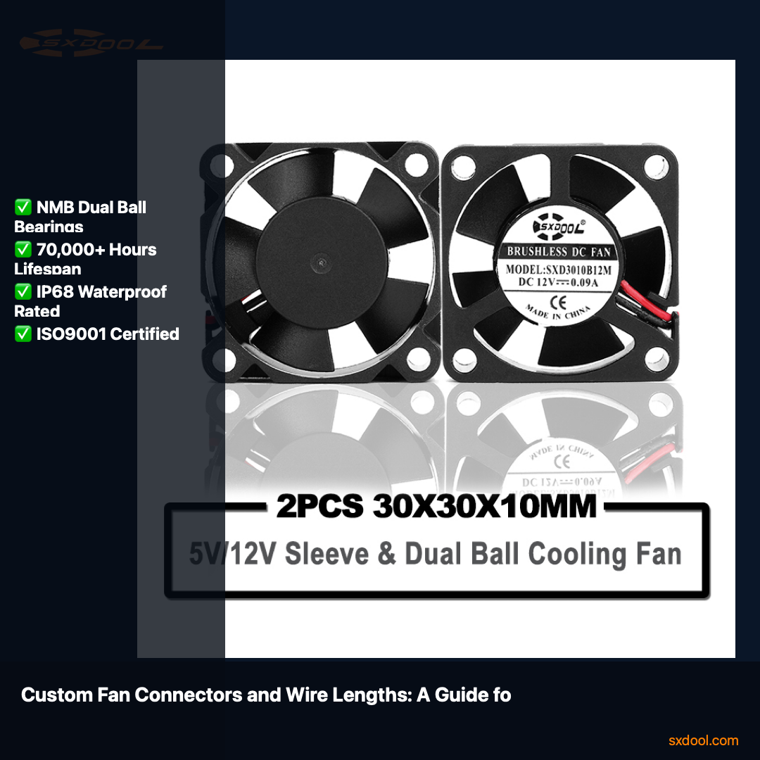 SXDOOL SXD3010B12M DC Cooling Fan