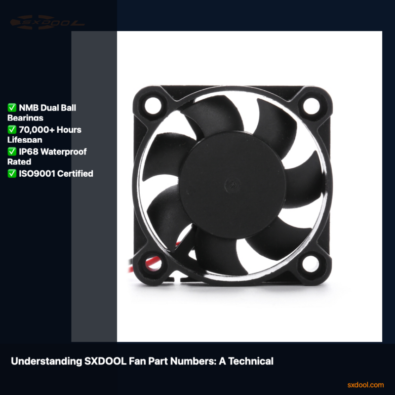 SXDOOL SXD4010B12M DC Cooling Fan