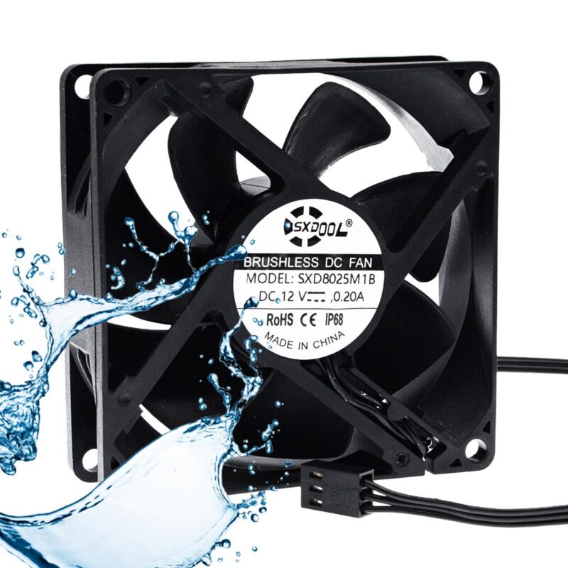 SXDOOL IP68 waterproof cooling fan for outdoor industrial equipment