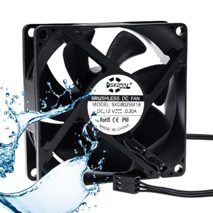 80x80x25mm 80mm 8025 DC Cooling Fan Series 5V / 12V main product image - SXDOOL DC axial cooling fan 80x80x25mm 5V / 12V for OEM thermal projects