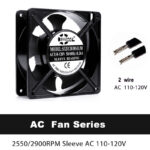 SXDOOL 120x120x38mm AC Axial Cooling Fan | SXD12038S1LM AC 110-120V Sleeve Bearing